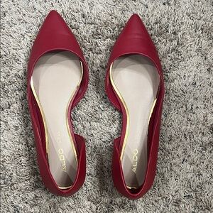 Aldo Women's Bold Red Flats